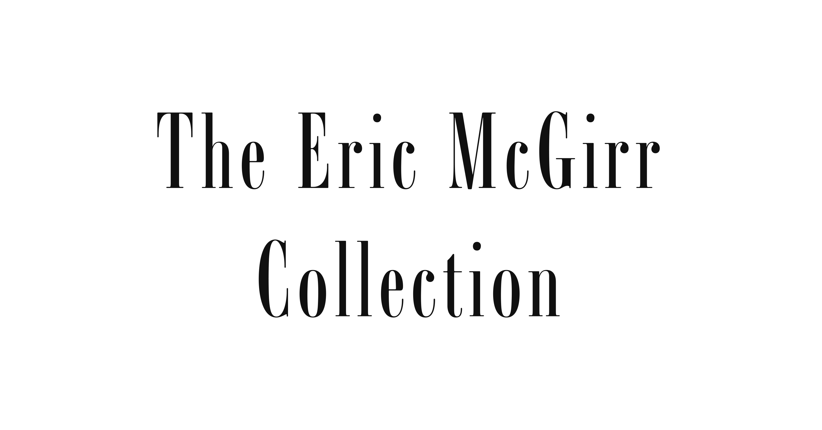 The Eric McGirr Collection Logo