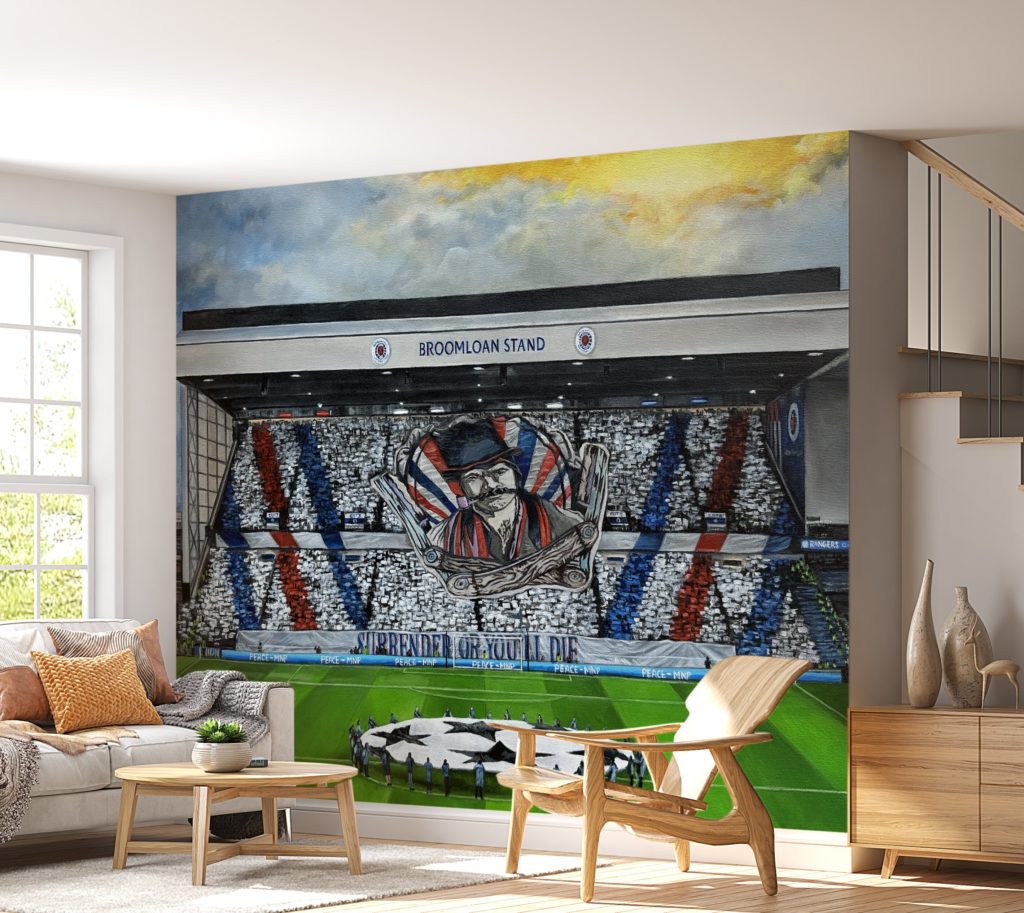 Surrender or You’ll Die Wall Graphic Pink Gorilla Wall Art