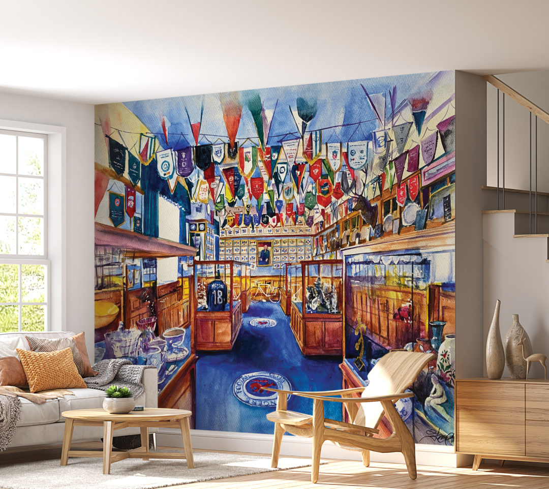 The Trophy Room Wall Graphic Pink Gorilla Wall Art