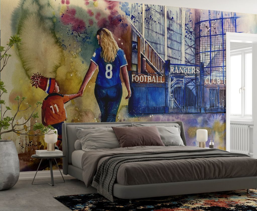 We Love To See The Lassies Wall Graphic Pink Gorilla Wall Art